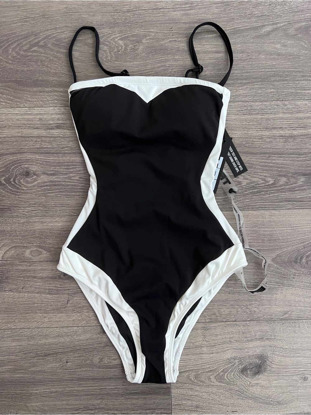 TA3 Framey Strapless One Piece Swimsuit XXS Black Compression Contour Sculpting